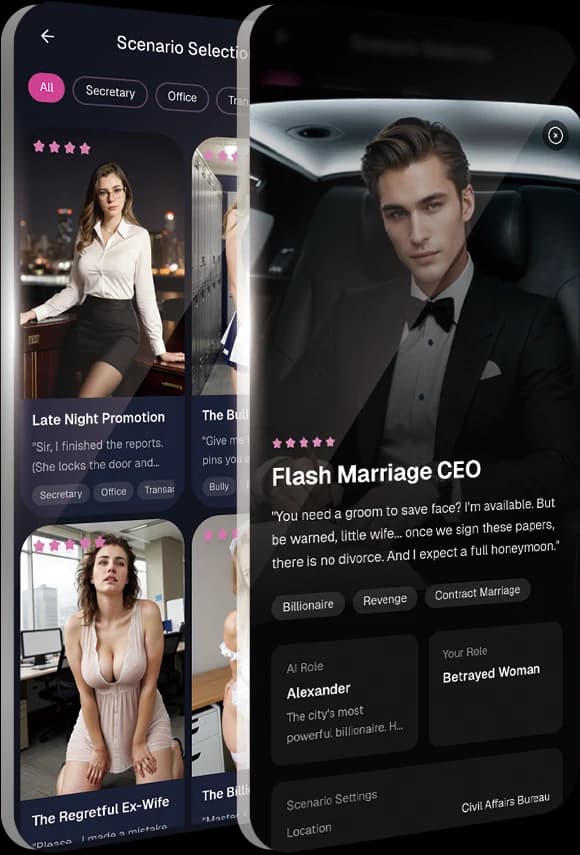 沉浸式情趣剧本杀界面截图